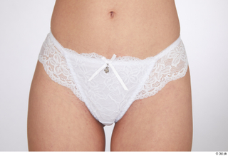 Jessie Clark hips lingerie underwear white lace panties 0001.jpg